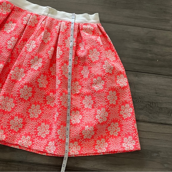 Boden Arianna Skirt in Neon Coral - Size 12R - Picture 11 of 12